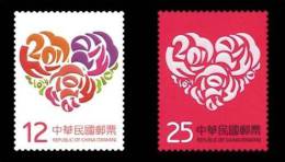 Taiwan 2013 LOVE 2V - Ongebruikt