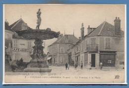89 - COURSON Les CARRIERES -- La Fontaine Et La Place - Courson-les-Carrières