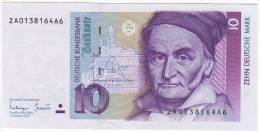 10 Deutsche Mark, 01.10. 1993, Ro. 303 C, Serie ZA, Ersatzbanknote, Replacement, UNC ! - 10 DM