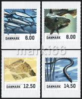 Denmark - 2012 - Fish - Mint Self-adhesive Stamp Set - Nuovi