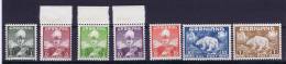 Greenland 1938 Christian And Polar Bear Definitives Mi 1-7 MNH/**, 10 Ore Has A Fold - Unused Stamps