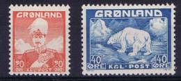 Greenland 1946 Mi 26+27 MNH/** - Neufs