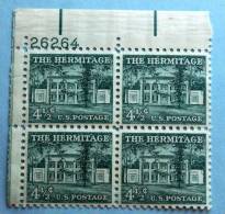 USA 1954THE HERMITAGE  BLOCK MNH** - Other & Unclassified