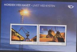 G)2010 DENMARK, BORDER BY THE SEA - LIFE ON THE COAST, ENERGY SOUVENIR SHEET MNH - Neufs