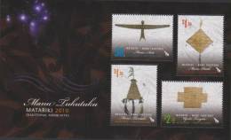 G)2010 NEW ZEALAND, MANU TUKUTUKU MATARIKI 2010 TRADITIONAL MAORI KITES, HAND CRAFT, MNH - Ungebraucht