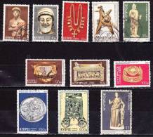 CYPRUS 1976 Cypriot Treasures Definitive Set  To £ 1 Vl. 266 / 270 - 272 / 277 - Gebraucht
