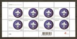 Scouts Europa CEPT 2007 Portugal Madère Feuillet 8 Timbres 8 Stamps Madeira Sheetlet Scouting - 2007