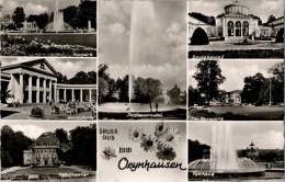 AK Bad Oeynhausen, Kurpark, Badehaus, Fontäne, Gel 1958 - Bad Oeynhausen