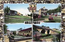 Hagetmau 40 Carte Multi Vue Ecrite En 1967 - Hagetmau