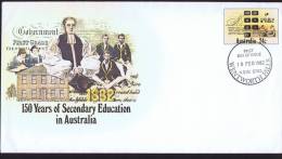 1982  24c Pre-stamped Enveloppe 150 Years Secondary Education In Australia FD Cancel - Postwaardestukken