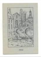 Calendrier Petit Format (1 Page/mois) Bruges/Brugge" Le Béguinage " - Pharmacie Lechanteur à Beyne-Heusay (b114) - Petit Format : 1941-60