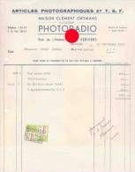 VERVIERS 1949 MAISON CLEMENT ORTMANS  PHOTORADIO  TSF & Radio - 1950 - ...