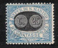 San Marino - Segnatasse - 1931 - 25 Cent. (mascherina) - Timbres-taxe