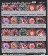 The Netherlands Mi 2541-2550 Full Sheet Christmas December Scratch Stamps 2007 Fireworks - Neufs