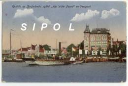 Gezicht Op Zwijndrecht Hotel " Het Witte Paard " En Veerpont  1908 Postée à Dordrecht  Par Un Prisonnier De Guerre - Zwijndrecht