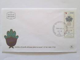 ISRAEL1973 NORTH AFRICAN JEWERY FDC - Storia Postale