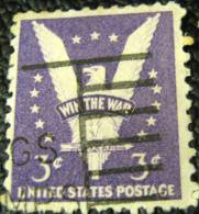 United States 1942 Win The War Victory 3c - Used - Used Stamps