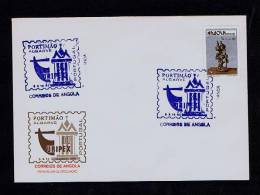 ANGOLA Portugal Portimão Algarve 1981 TURIPEX Leme De Barco + Chaminé Tourisme Tourismus Tourism Sp2256 - Postal Logo & Postmarks