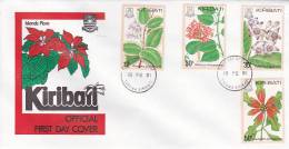 Kiribati 1981 Flora FDC - Kiribati (1979-...)