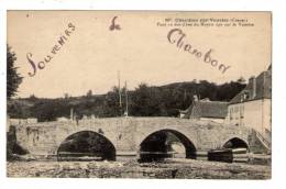 Cp , 23 , CHAMBON SUR VOUEIZE , Pont En Dos D'âne Du Moyen Age  Sur La VOUEIZE , Voyagée 1922 - Chambon Sur Voueize