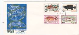 Niue 1973 Fishes FDC - Niue