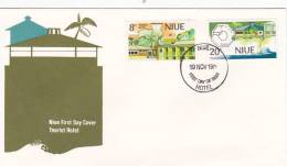 Niue 1975 Tourist Hotel  FDC - Niue