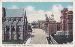 9786# TERRE NEUVE CATHEDRAL HILL ST JOHN'S NEWFOUNDLAND Datée De ST JEAN DE TERRE NEUVE 1914 - St. John's