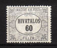 MAGYAR - 1921 YT 3 ** SERVICE - Service