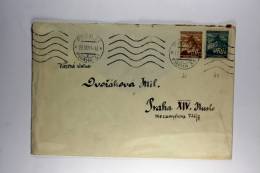 Germany: Böhmen Und Mähren 1941 Cover Prag Mixed Stamps - Brieven En Documenten