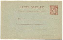 Monaco 1885 Postal Stationery Card - Brieven En Documenten