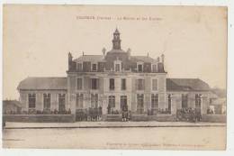 COURSON : LA MAIRIE ET LES ECOLES - ECRITE EN 1921 - 2 SCANS - - Courson-les-Carrières