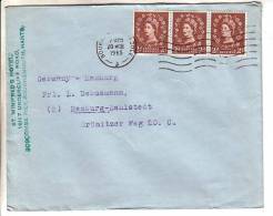 GOOD GB Postal Cover To GERMANY 1965 - Good Stamped: Queen - Brieven En Documenten