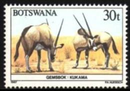 Botswana - 1987 Animals 30t Gemsbok (**) # SG 631 , Mi 415 - Botswana (1966-...)