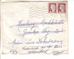 GOOD FRANCE Postal Cover To GERMANY 1961 - Good Stamped: Marianne - 1960 Marianna Di Decaris