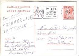 GOOD LUXEMBOURG Postcard To GERMANY 1984 With Original Stamp - Duke - Briefe U. Dokumente