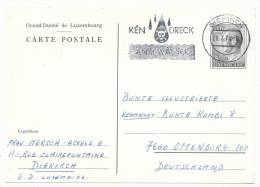 LUXEMBOURG POSTAL STATIONERY POSTAL CARD # P 149 (1978) - Postwaardestukken