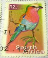 South Africa 2000 Bird Lilacbreasted Roller 2r - Used - Gebruikt