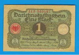 ALEMANIA - GERMANY -  1 Mark 1920 SC  P-58 - Bestuur Voor Schulden