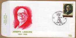 Enveloppe FDC 2047 650 Joseph Lemaire - Zonder Classificatie