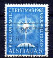 AUSTRALIA 1963 Christmas - Peace On Earth 5d  FU - Oblitérés