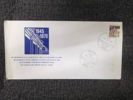 JUDAICA COVER 25TH ANNIVERSARY LIBERATION DACHAU CONCENTRATION CAMP - Judaika, Judentum