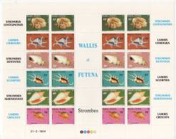 Wallis Et Futuna Feuille Des N°  312 / 317 Luxe ** - Unused Stamps