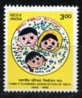 1101. INDIA (1999) - Family Planning Association Of India - 1949-1999 - Unused Stamps