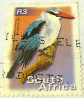 South Africa 2000 Woodland Kingfisher Bird 3r - Used - Gebruikt