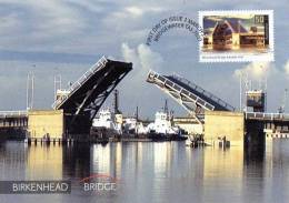 Australia 2004 Landmark Bridges - 50c Birkenhead Bridge Port Adelaide Maxi Postcard - Adelaide