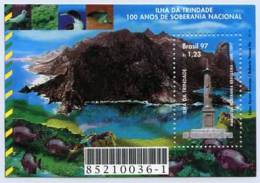 1144. BRASIL / BRAZIL (1997) - ILHA DA TRINDADE - 100 Anos De Soberania Nacional - Mint / Neuf - Blocks & Kleinbögen