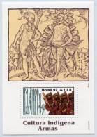 1147. BRASIL / BRAZIL (1997) - Cultura Indígena - Armas / Native Culture - Weapons - Mint / Neuf - Blocks & Sheetlets