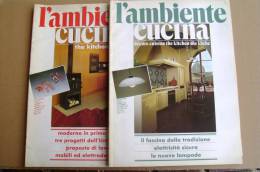 PBR/55 2 Riviste L´AMBIENTE CUCINA 1983 - 1987/ Modernariato/arredamento - Natur, Garten, Küche