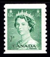 Canada (Scott No. 331 - Reine / Elizabeth / Queen) [*] TB / VF - Coil Stamps