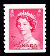 Canada (Scott No. 332 - Reine / Elizabeth / Queen) [**] B / F - Coil Stamps